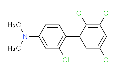 CAS No. 1361587-58-7, [3-Chloro-4-(2,3,5-trichlorocyclohexa-2,4-dienyl)-phenyl]-dimethyl-amine