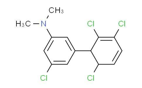 CAS No. 1361655-41-5, [3-Chloro-5-(2,3,6-trichlorocyclohexa-2,4-dienyl)-phenyl]-dimethyl-amine