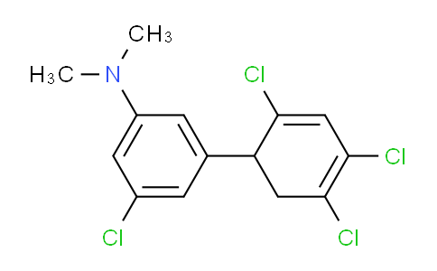 CAS No. 1261812-10-5, [3-Chloro-5-(2,4,5-trichloro-cyclohexa-2,4-dienyl)phenyl]-dimethylamine