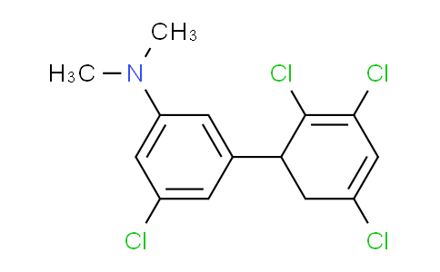 CAS No. 1361648-69-2, [3-Chloro-5-(2,3,5-trichlorocyclohexa-2,4-dienyl)-phenyl]-dimethyl-amine