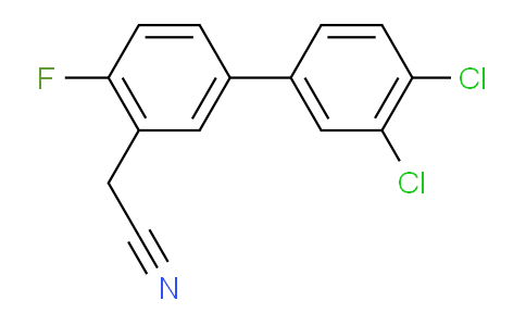 CAS No. 1361860-35-6, (3',4'-Dichloro-4-fluoro-biphenyl-3-yl)-acetonitrile
