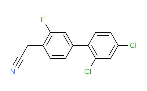 CAS No. 1361710-03-3, (2',4'-Dichloro-3-fluoro-biphenyl-4-yl)-acetonitrile