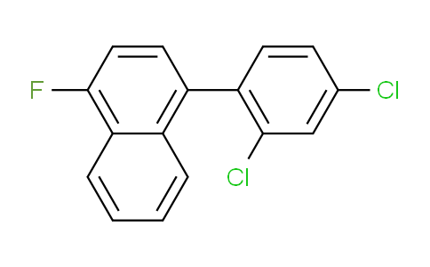 CAS No. 1361780-56-4, 1-(2,4-Dichlorophenyl)-4-fluoronaphthalene