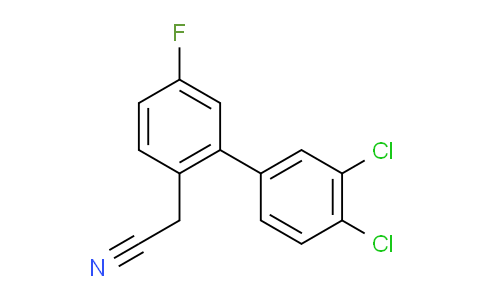 CAS No. 1361762-06-2, (3',4'-Dichloro-5-fluoro-biphenyl-2-yl)-acetonitrile