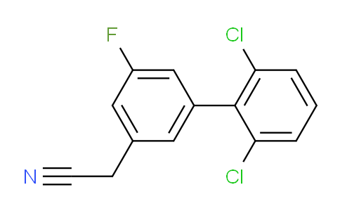 CAS No. 1361858-27-6, (2',6'-Dichloro-5-fluoro-biphenyl-3-yl)-acetonitrile