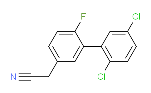 CAS No. 1361766-55-3, (2',5'-Dichloro-6-fluoro-biphenyl-3-yl)-acetonitrile