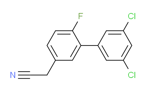 CAS No. 1361866-85-4, (3',5'-Dichloro-6-fluoro-biphenyl-3-yl)-acetonitrile