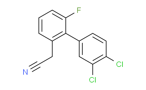 CAS No. 1361837-72-0, (3',4'-Dichloro-6-fluoro-biphenyl-2-yl)-acetonitrile