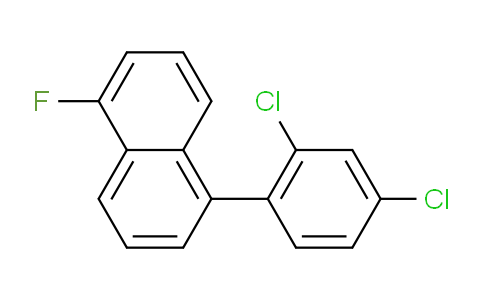 CAS No. 1361676-36-9, 1-(2,4-Dichlorophenyl)-5-fluoronaphthalene