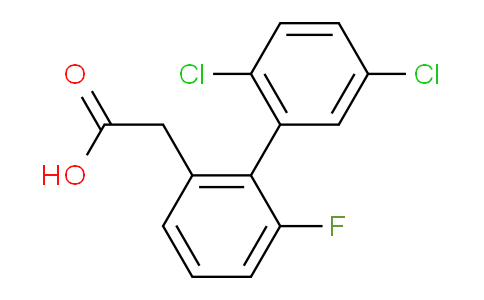 CAS No. 1361845-85-3, (2',5'-Dichloro-6-fluoro-biphenyl-2-yl)-acetic acid