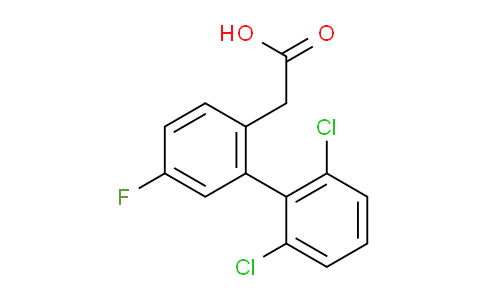 CAS No. 1361718-35-5, (2',6'-Dichloro-5-fluoro-biphenyl-2-yl)-acetic acid
