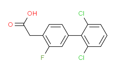 CAS No. 1361846-77-6, (2',6'-Dichloro-3-fluoro-biphenyl-4-yl)-acetic acid