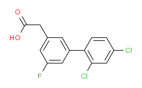 CAS No. 1361836-97-6, (2',4'-Dichloro-5-fluoro-biphenyl-3-yl)-acetic acid