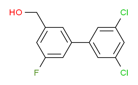 CAS No. 1361831-76-6, (3',5'-Dichloro-5-fluoro-biphenyl-3-yl)-methanol