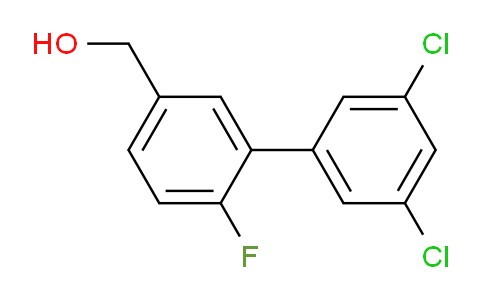 CAS No. 1361906-08-2, (3',5'-Dichloro-6-fluoro-biphenyl-3-yl)-methanol