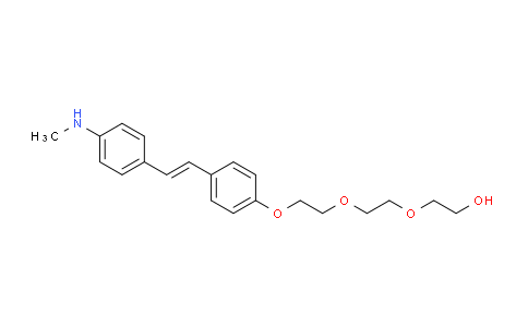 CAS No. 878051-97-9, Ethanol, 2-[2-[2-[4-[2-[4-(methylamino)phenyl]ethenyl]phenoxy]ethoxy]ethoxy]-