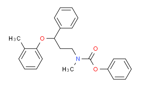 CAS No. 93982-97-9, phenyl N-methyl-N-[3-(2-methylphenoxy)-3-phenylpropyl]carbamate