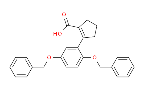 CAS No. 1379614-64-8, 2-[2,5-bis(benzyloxy)phenyl]cyclopent-1-ene-1-carboxylic acid