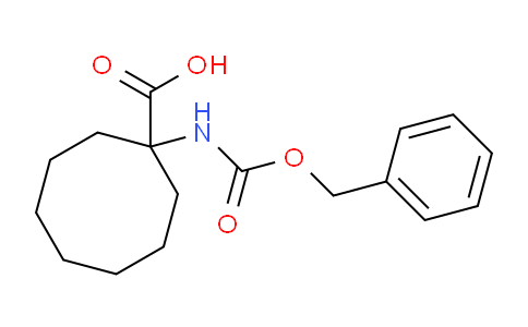 CAS No. 175407-63-3, 1-(((Benzyloxy)carbonyl)amino)cyclooctanecarboxylic acid