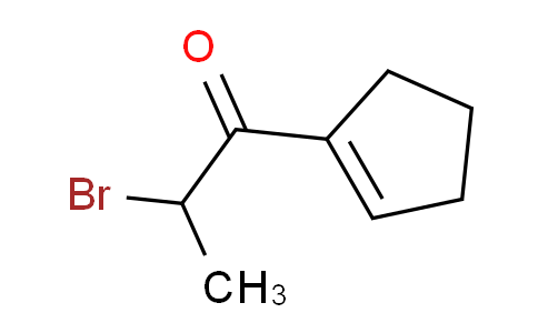 CAS No. 4208-46-2, 2-Bromo-1-(cyclopent-1-en-1-yl)propan-1-one