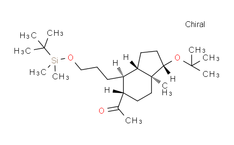 CAS No. 127916-27-2, 1-[(1S,3aS,4S,5S,7aS)-1-(tert-butoxy)-4-{3-[(tert-butyldimethylsilyl)oxy]propyl}-7a-methyl-octahydro-1H-inden-5-yl]ethan-1-one