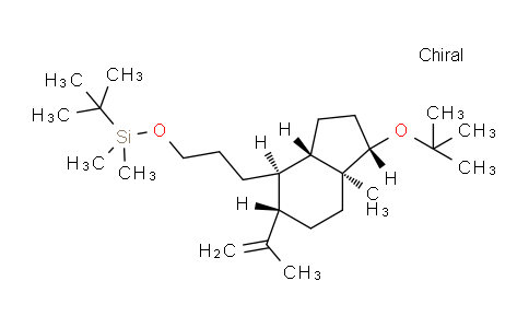 CAS No. 127916-28-3, {3-[(1S,3aS,4R,5S,7aS)-1-(tert-butoxy)-7a-methyl-5-(prop-1-en-2-yl)-octahydro-1H-inden-4-yl]propoxy}(tert-butyl)dimethylsilane