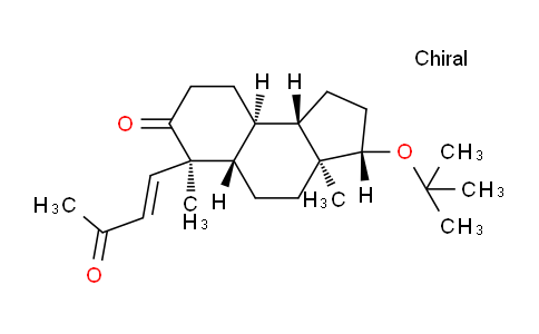 CAS No. 127916-33-0, (3S,3aS,5aS,6R,9aS,9bS)-3-(tert-butoxy)-3a,6-dimethyl-6-[(1E)-3-oxobut-1-en-1-yl]-dodecahydro-1H-cyclopenta[a]naphthalen-7-one
