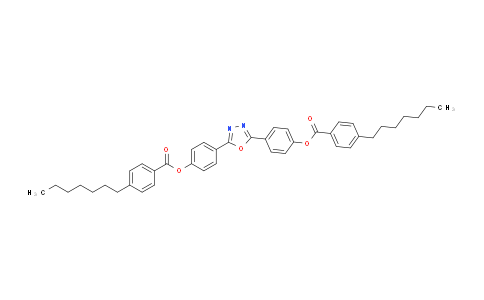 CAS No. 279675-92-2, (1,3,4-Oxadiazole-2,5-diyl)bis(4,1-phenylene) bis(4-heptylbenzoate)