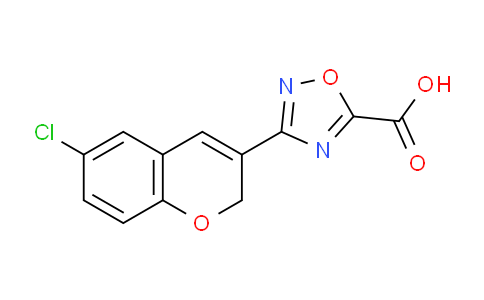 CAS No. 1269532-45-7, 3-(6-Chloro-2H-chromen-3-yl)-1,2,4-oxadiazole-5-carboxylic acid