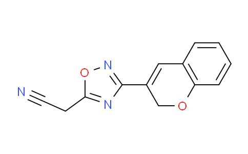 CAS No. 1269533-55-2, 2-(3-(2H-Chromen-3-yl)-1,2,4-oxadiazol-5-yl)acetonitrile