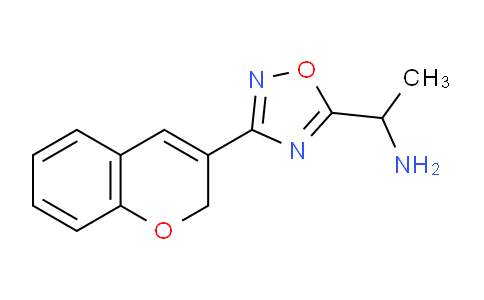 CAS No. 1269535-34-3, 1-(3-(2H-Chromen-3-yl)-1,2,4-oxadiazol-5-yl)ethanamine