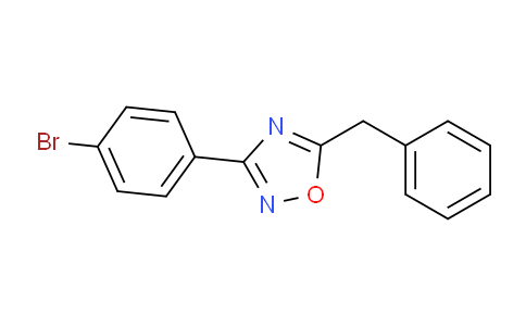 CAS No. 864836-24-8, 5-Benzyl-3-(4-bromophenyl)-1,2,4-oxadiazole