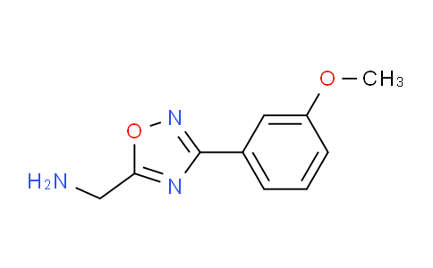 CAS No. 937665-68-4, (3-(3-Methoxyphenyl)-1,2,4-oxadiazol-5-yl)methanamine