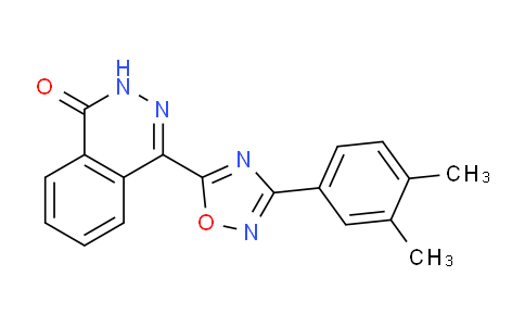 CAS No. 1325306-36-2, 4-[3-(3,4-Dimethylphenyl)-1,2,4-oxadiazol-5-yl]phthalazin-1(2H)-one