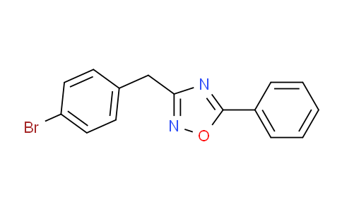 CAS No. 1345020-60-1, 3-(4-Bromobenzyl)-5-phenyl-1,2,4-oxadiazole