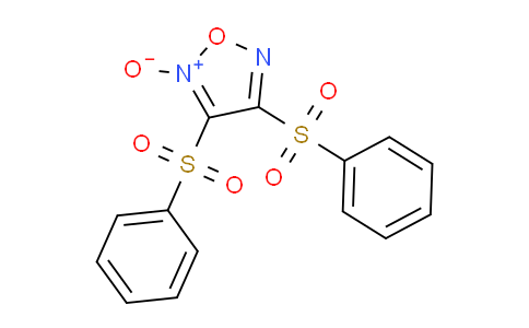 CAS No. 66074-00-8, 3,4-bis(benzenesulfonyl)-2-oxido-1,2,5-oxadiazol-2-ium