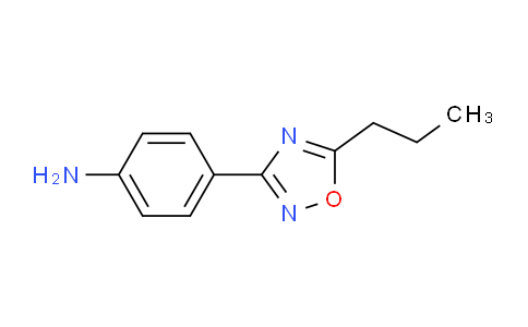 CAS No. 10364-76-8, 4-(5-Propyl-1,2,4-oxadiazol-3-yl)aniline
