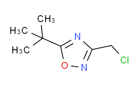 CAS No. 175205-41-1, 5-(tert-Butyl)-3-(chloromethyl)-1,2,4-oxadiazole