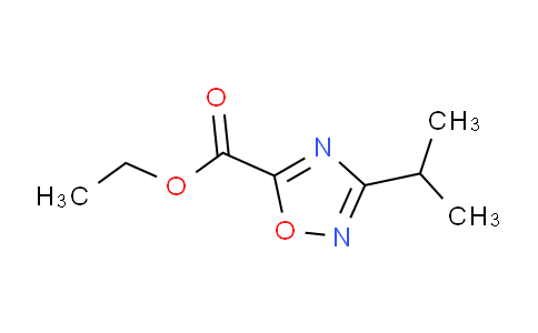 CAS No. 163719-70-8, Ethyl 3-isopropyl-1,2,4-oxadiazole-5-carboxylate