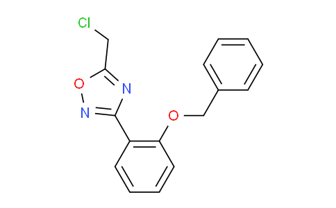 CAS No. 936497-78-8, 3-(2-Benzyloxyphenyl)-5-chloromethyl[1,2,4]oxadiazole