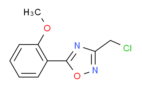 CAS No. 175205-61-5, 3-(Chloromethyl)-5-(2-methoxyphenyl)-1,2,4-oxadiazole