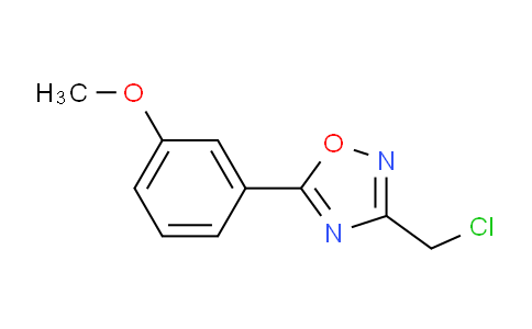 CAS No. 175205-62-6, 3-(Chloromethyl)-5-(3-methoxyphenyl)-1,2,4-oxadiazole