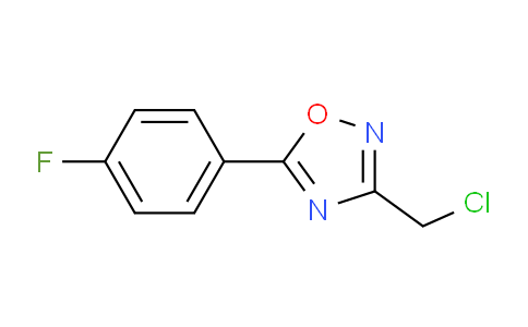 CAS No. 166179-37-9, 3-(Chloromethyl)-5-(4-fluorophenyl)-1,2,4-oxadiazole