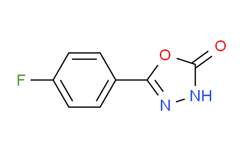 CAS No. 121649-18-1, 5-(4-Fluorophenyl)-1,3,4-oxadiazol-2(3H)-one