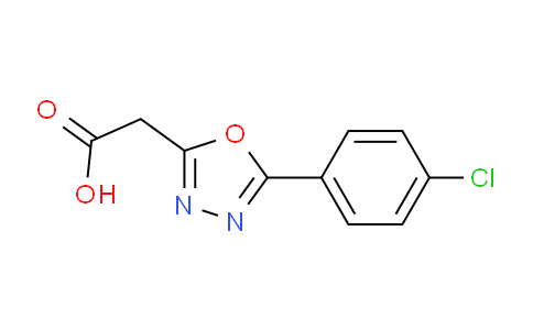CAS No. 118509-31-2, 2-(5-(4-Chlorophenyl)-1,3,4-oxadiazol-2-yl)acetic acid