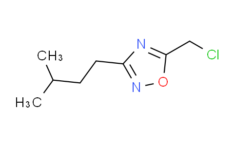 CAS No. 1209200-59-8, 5-(Chloromethyl)-3-isopentyl-1,2,4-oxadiazole