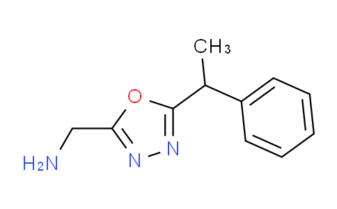 CAS No. 1416372-10-5, (5-(1-Phenylethyl)-1,3,4-oxadiazol-2-yl)methanamine
