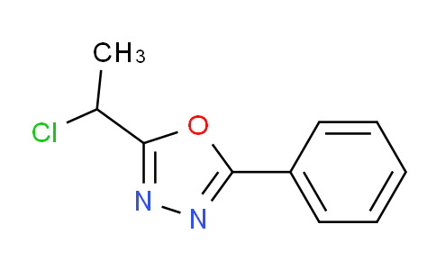 CAS No. 36770-21-5, 2-(1-Chloroethyl)-5-phenyl-1,3,4-oxadiazole