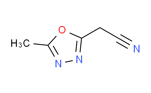 CAS No. 130781-63-4, 2-(5-Methyl-1,3,4-oxadiazol-2-yl)acetonitrile