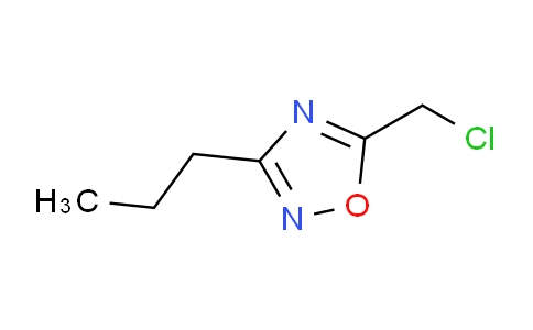 CAS No. 884058-04-2, 5-(Chloromethyl)-3-propyl-1,2,4-oxadiazole